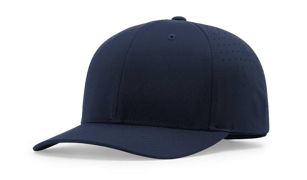 Navy 8-Stitch 2.75" Bill - Performance Ignite LT Laser Perf Ump Cap