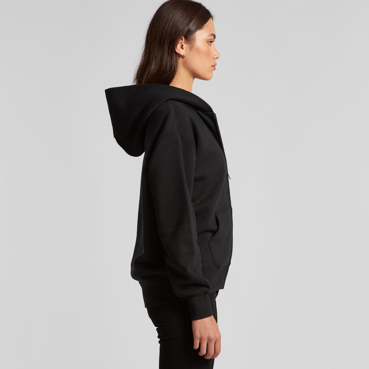 Left View of  Wo's Relax Zip Hood | 4162  grouped
