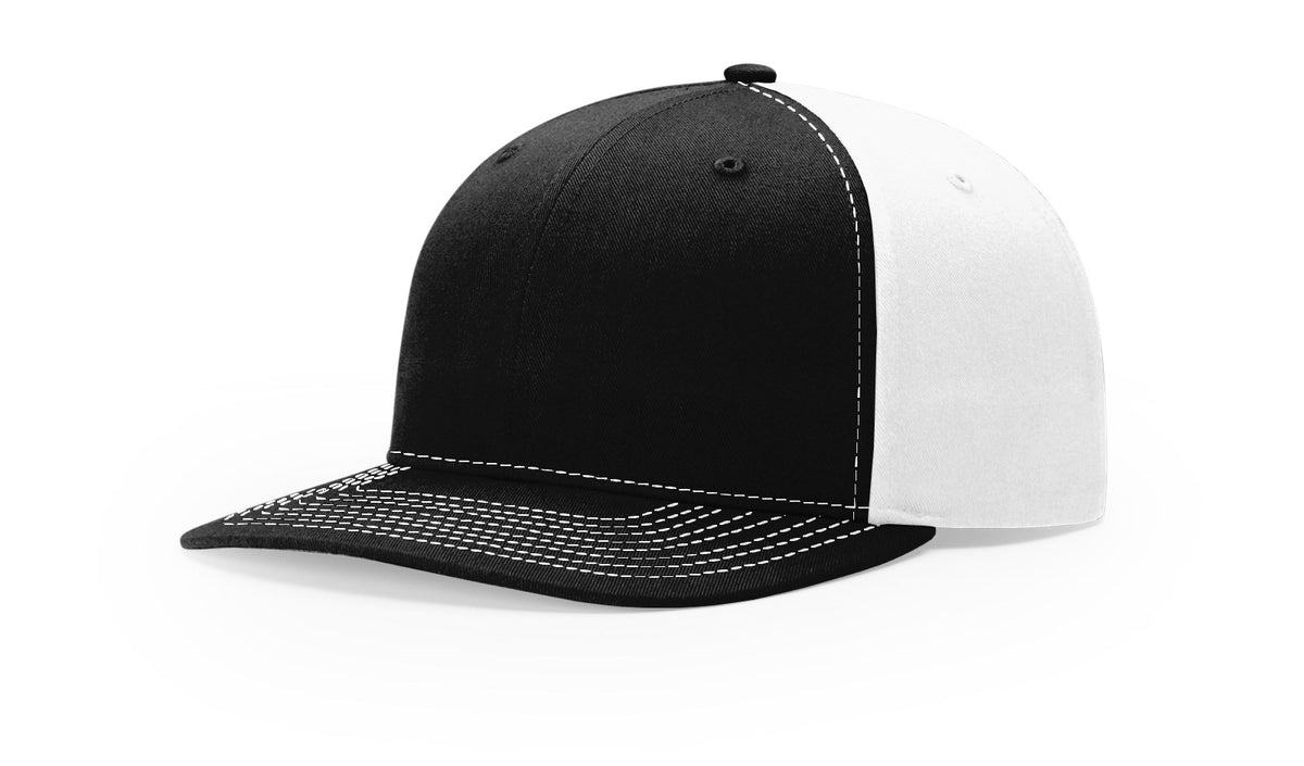 Black/White Twill Cap