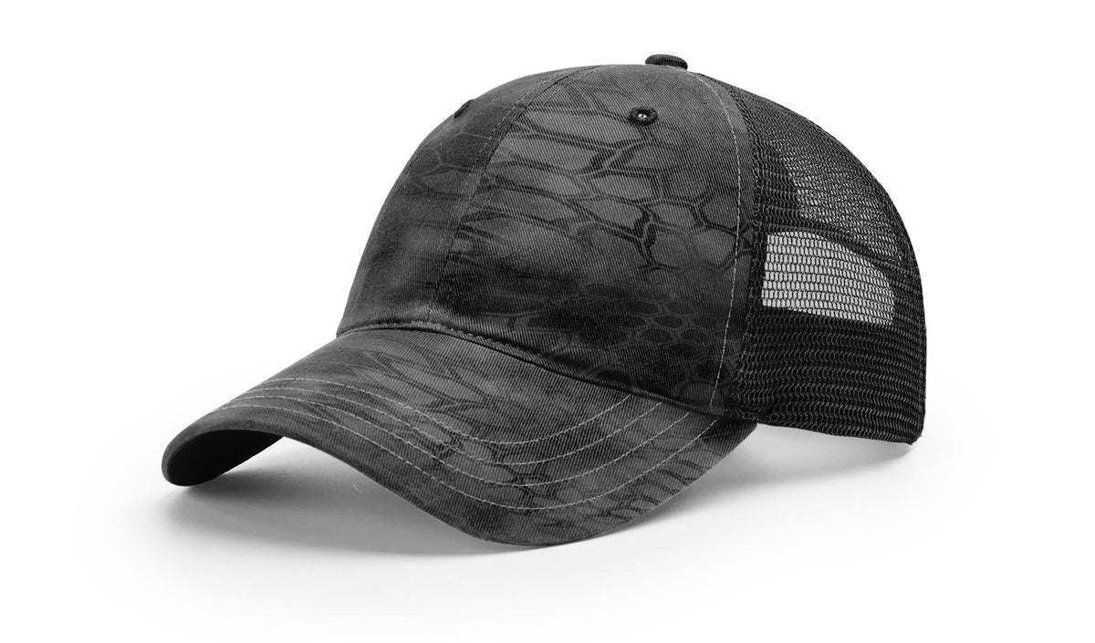 Kryptek Typhon/Black Garment Washed Printed Trucker
