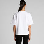Rear View of  Wo's Martina V Neck Tee | 4095  grouped