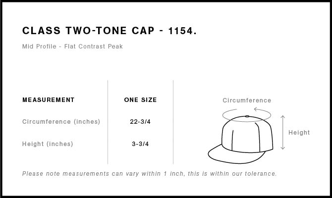 Class Two-Tone Cap | 1154  grouped