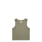 Wo's Organic Rib Crop Tank | 4064G  grouped