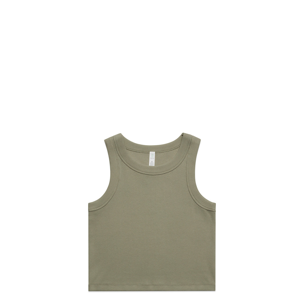 Wo's Organic Rib Crop Tank | 4064G  grouped