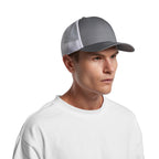 Front View of  Mesh Contrast Trucker Cap | 1191  grouped