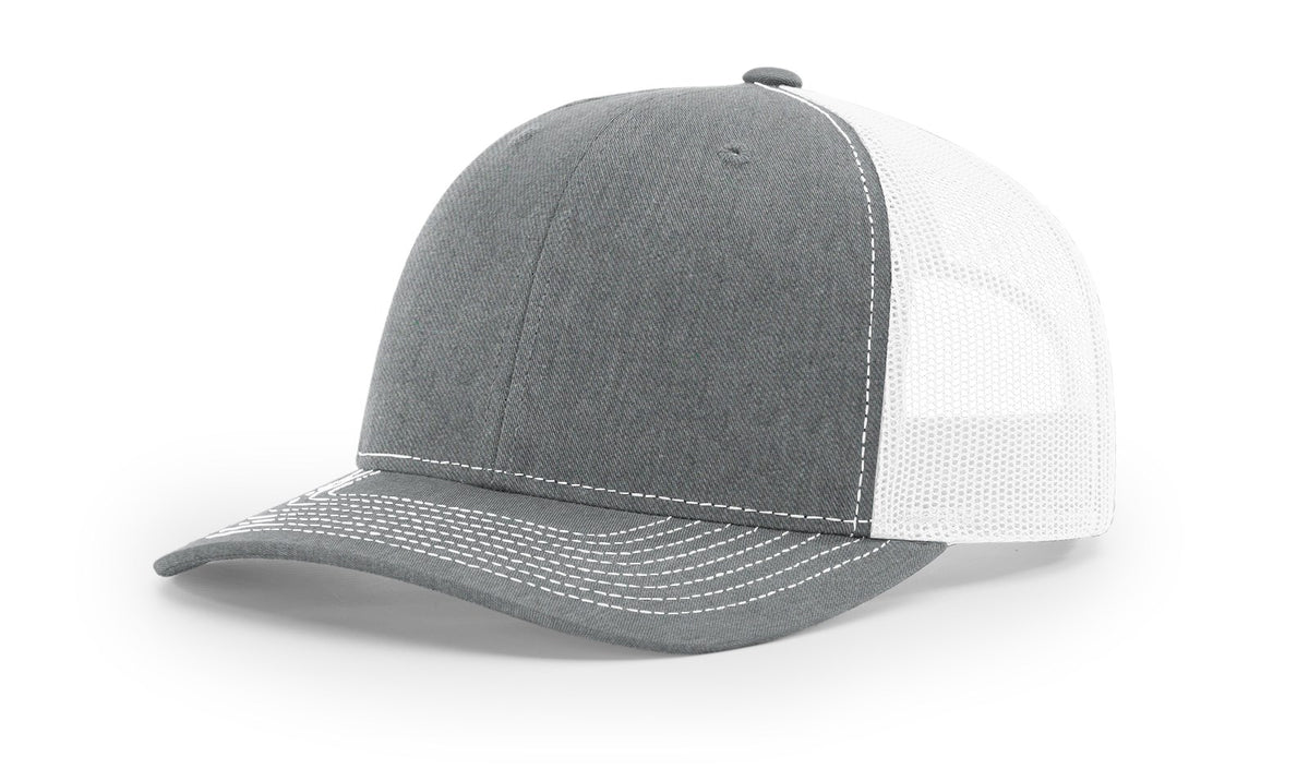 Heather Grey/White R-Flex Adjustable Trucker