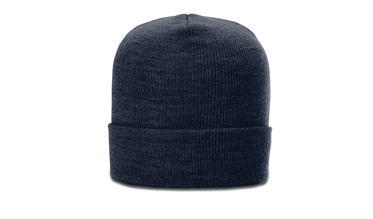 Heather Navy Heathered Beanie with Cuff
