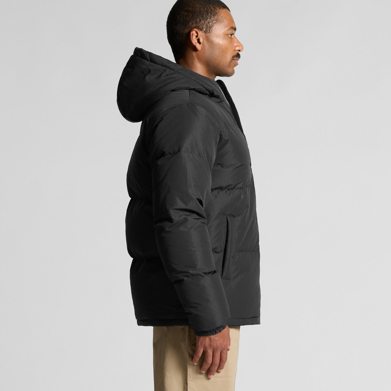Left View of  Hooded Puffer Jacket | 5590  grouped