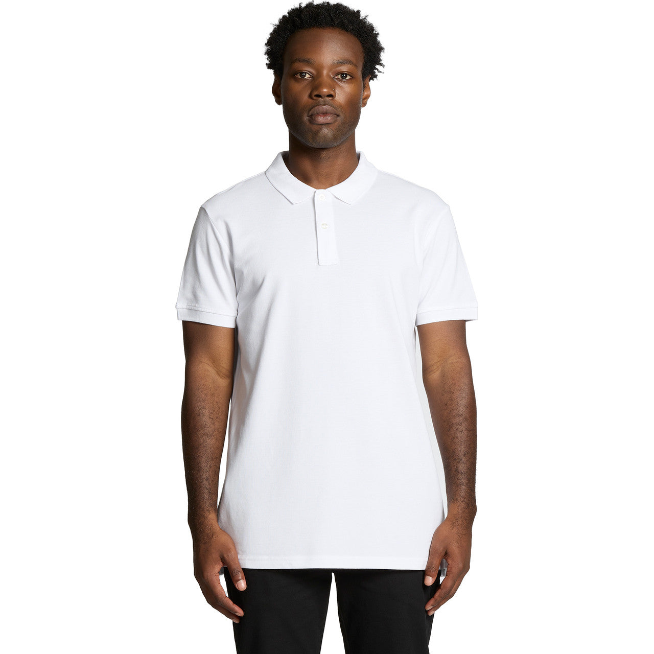 Front View of  Pique Polo | 5411  grouped