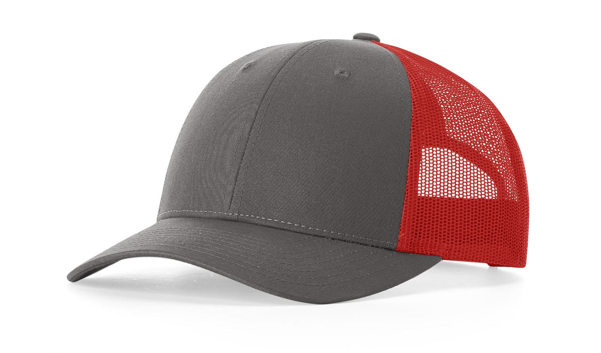 Charcoal/Red Low Pro Trucker