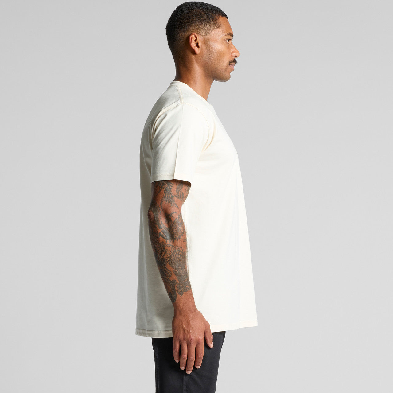 Left View of  Classic Pocket Tee | 5027  grouped