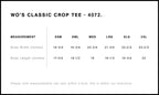 Wo's Classic Crop Tee | 4072  grouped