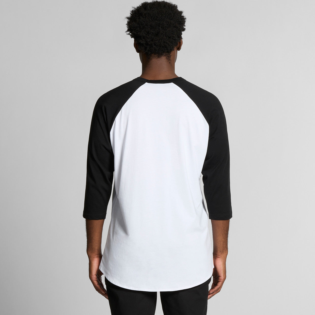 Rear View of  Raglan Tee | 5012  grouped