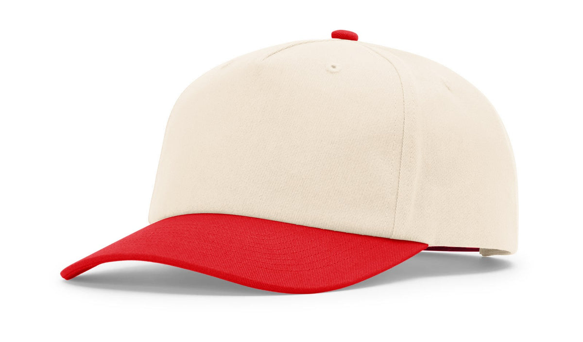 Cream/Red 5 Panel Gramps