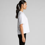 Left View of  Wo's Martina V Neck Tee | 4095  grouped
