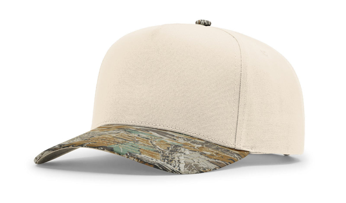 Cream/Realtree Advantage Full Fabric Five Panel Champ