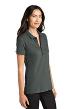 AnchorGrey Mercer+Mettle Women's Stretch Heavyweight Pique Polo MM1001