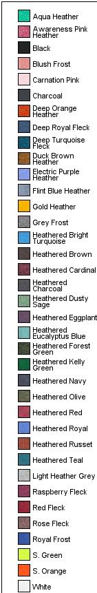 AquaHthr District Perfect Blend CVC Tee. DM108