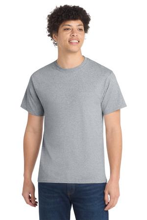 Aquatic Blue Port & Co Core Cotton Tee. PC54