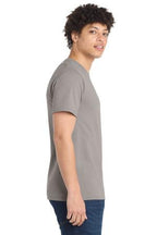 Aquatic Blue Port & Co Essential Tee. PC61
