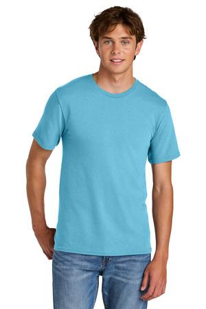 AquaticBl Port & Co Easy Cotton Tee PC43