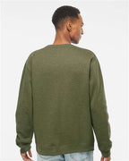 Army Heather Midweight Crewneck Sweatshirt - SS3000