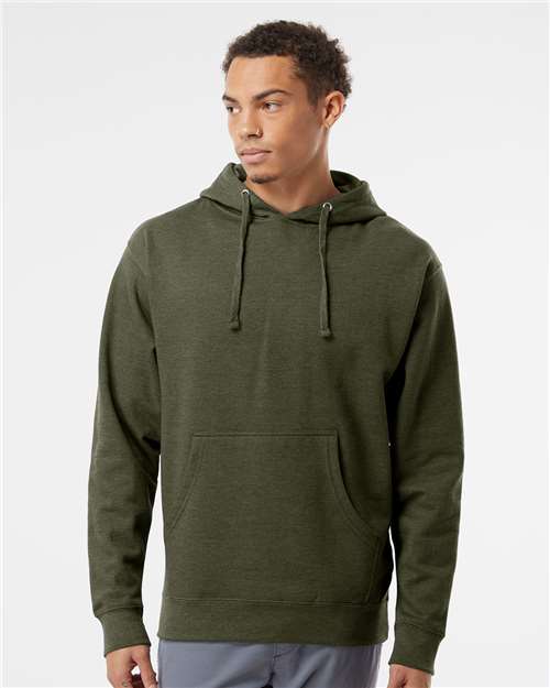 Army Heather Midweight Hooded Sweatshirt - SS4500