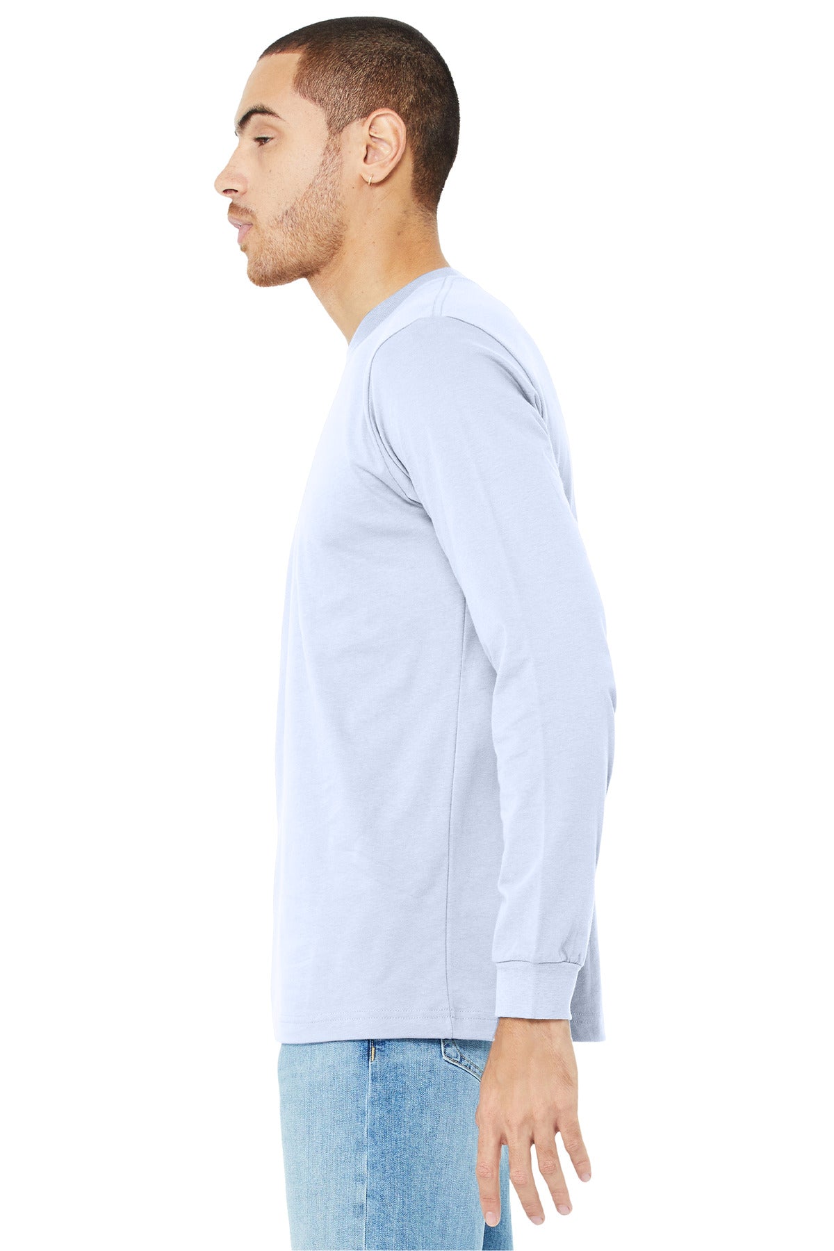 Ash BELLA+CANVAS Unisex Jersey Long Sleeve Tee. BC3501