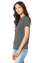 Asphalt BELLA+CANVAS Women's Relaxed Jersey Short Sleeve Tee. BC6400