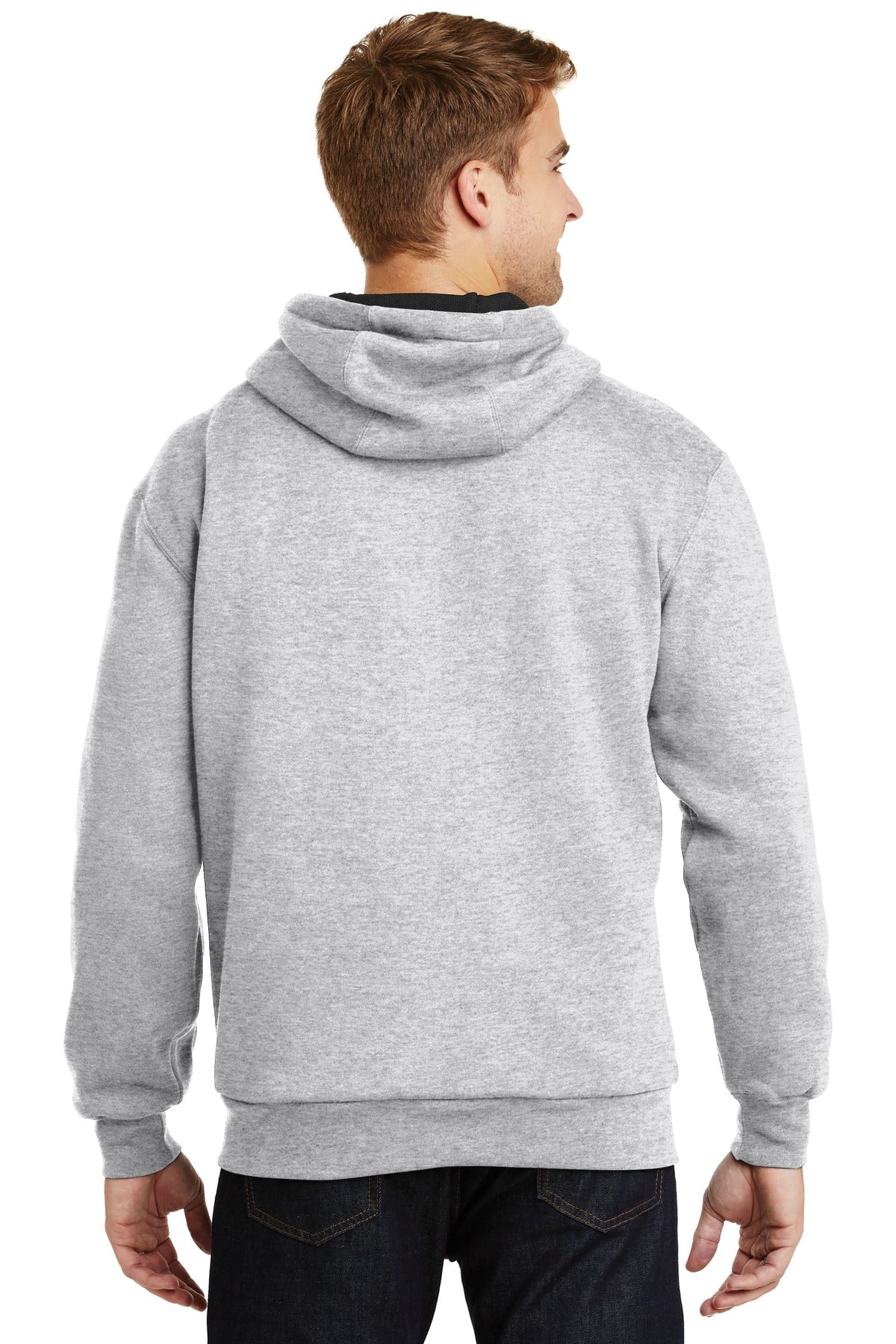 Ath Heather CornerStone - Heavyweight Full-Zip Hooded Sweatshirt with Thermal Lining. CS620