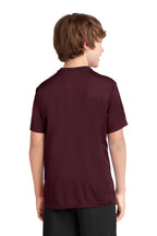 Ath Maroon Port & Co Youth Performance Tee. PC380Y