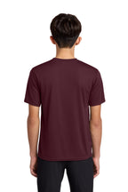 Ath Maroon Port & Co Youth Performance Tee. PC380Y