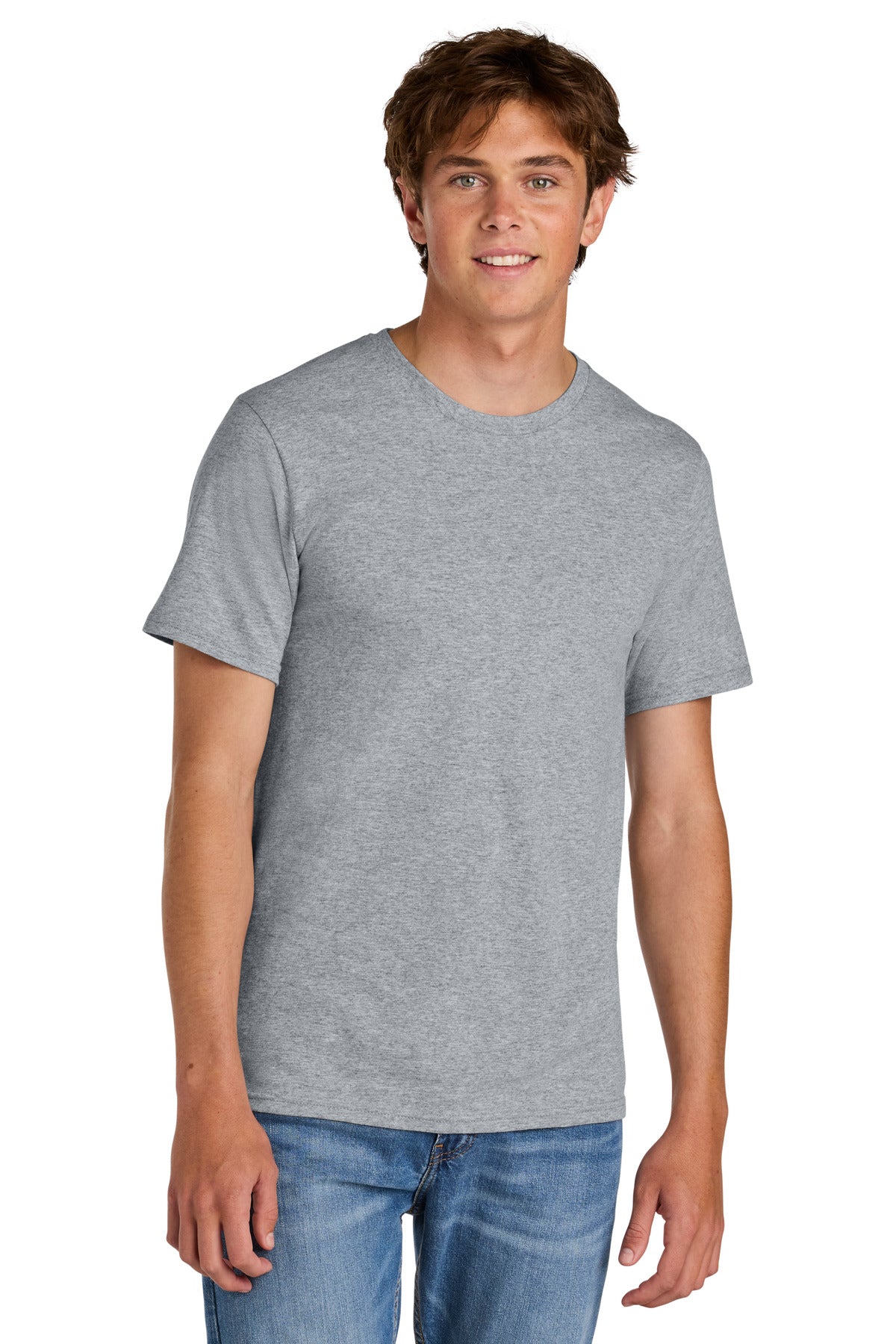 AthlHthr Port & Co Easy Cotton Tee PC43