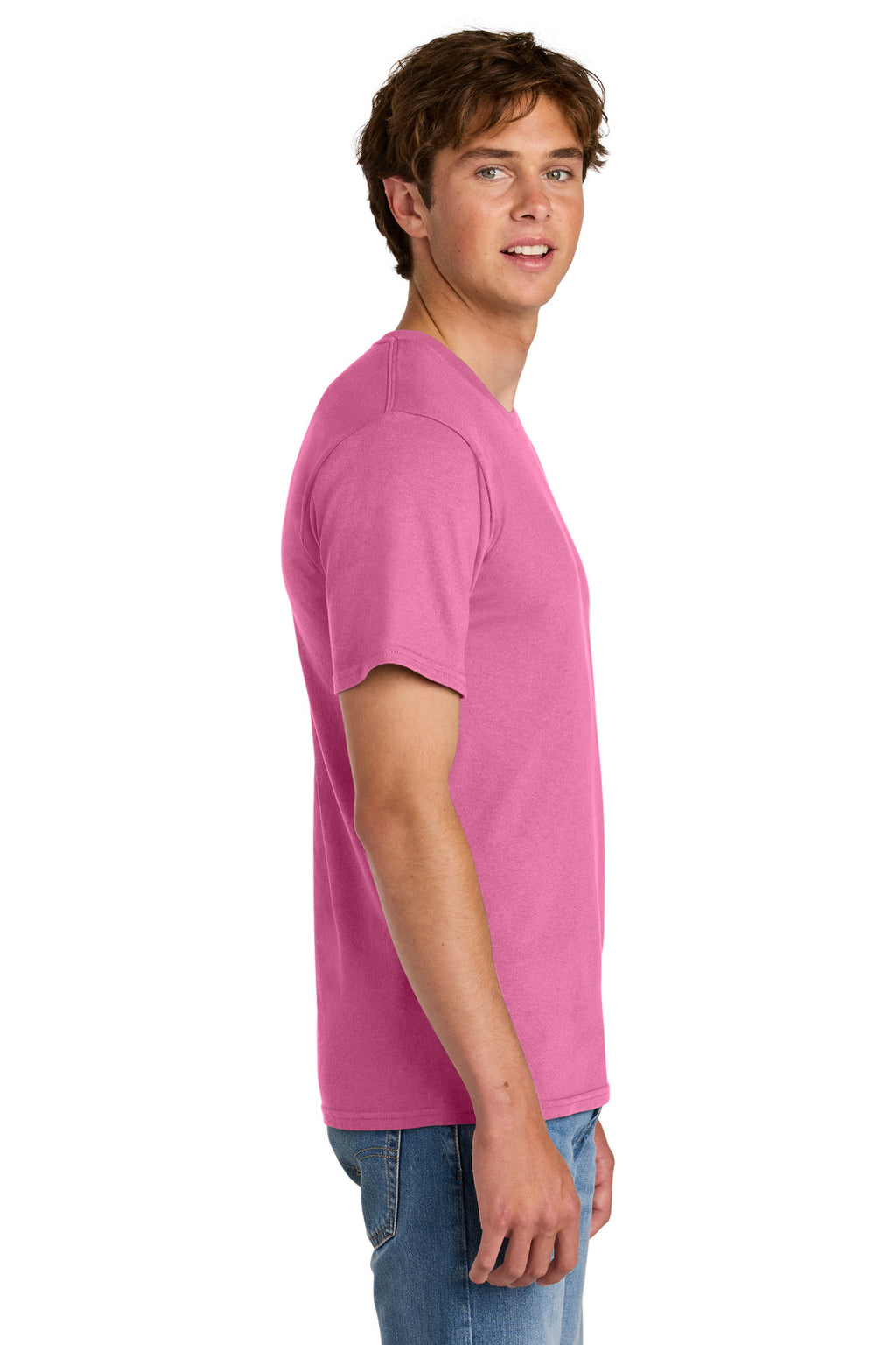 AwrnsPink Port & Co Easy Cotton Tee PC43