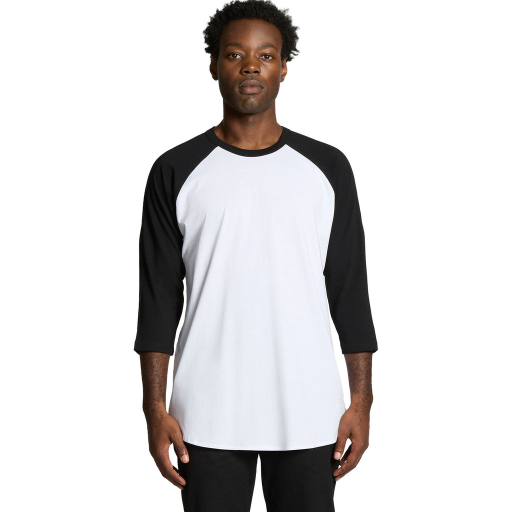 Front View of  Raglan Tee | 5012  grouped