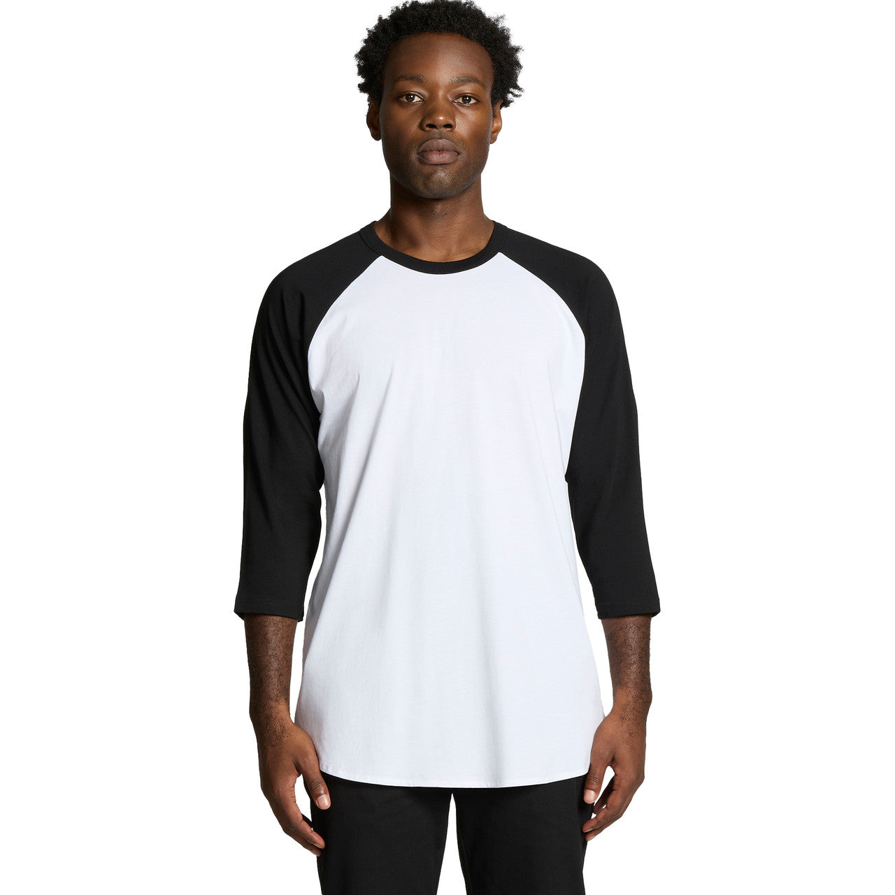 Front View of  Raglan Tee | 5012  grouped