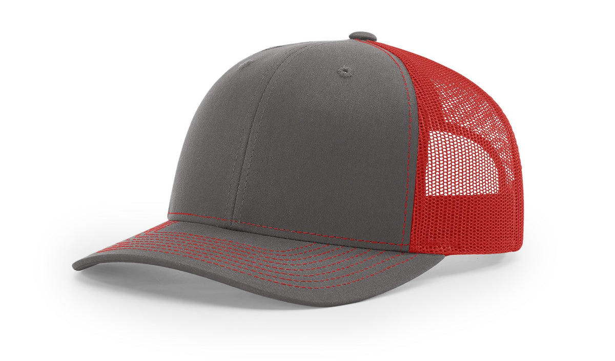 Charcoal/Red Trucker
