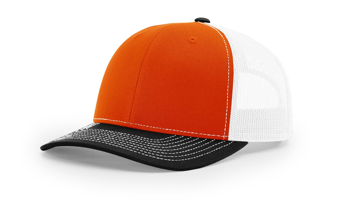 Orange/White/Black Trucker