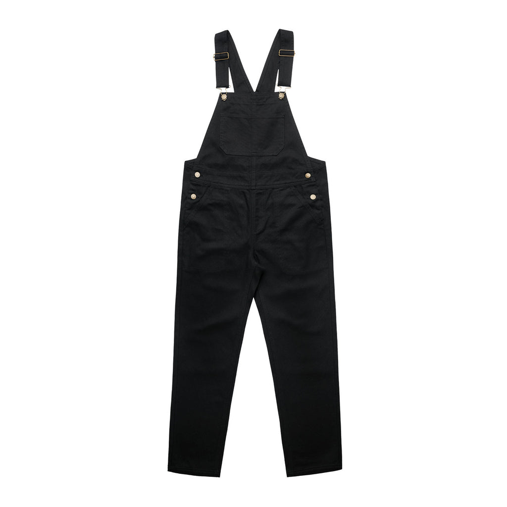 BLACK Wo's Canvas Overalls | 4980