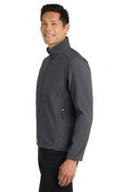 Battleship Gry Port Authority Core Soft Shell Jacket. J317