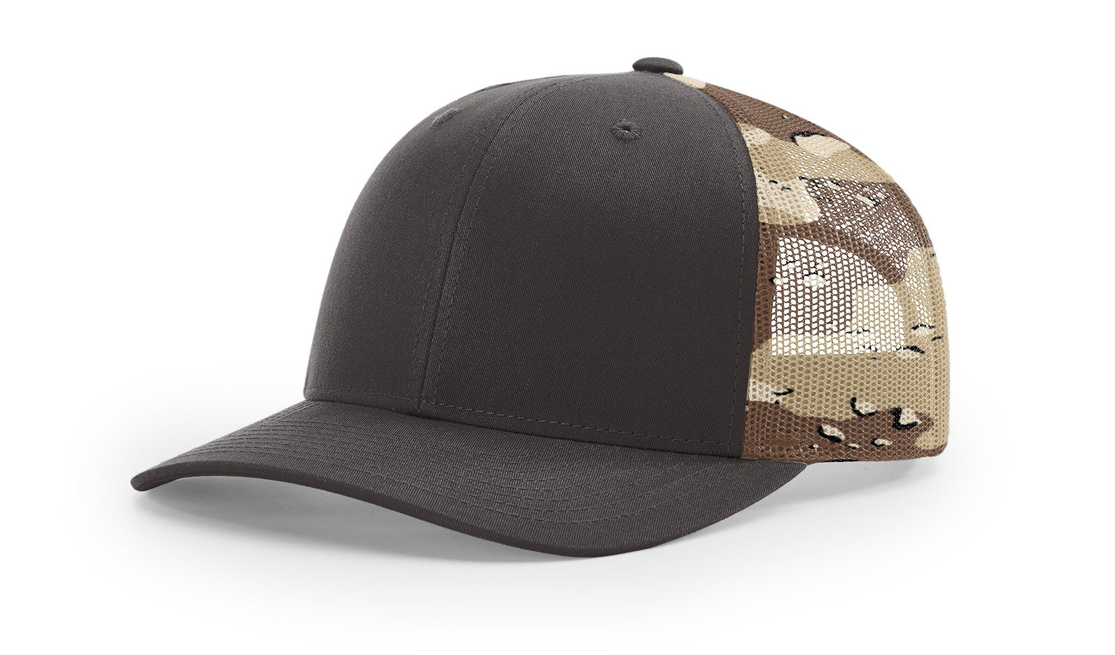 Brown/Desert Camo Printed Mesh Trucker