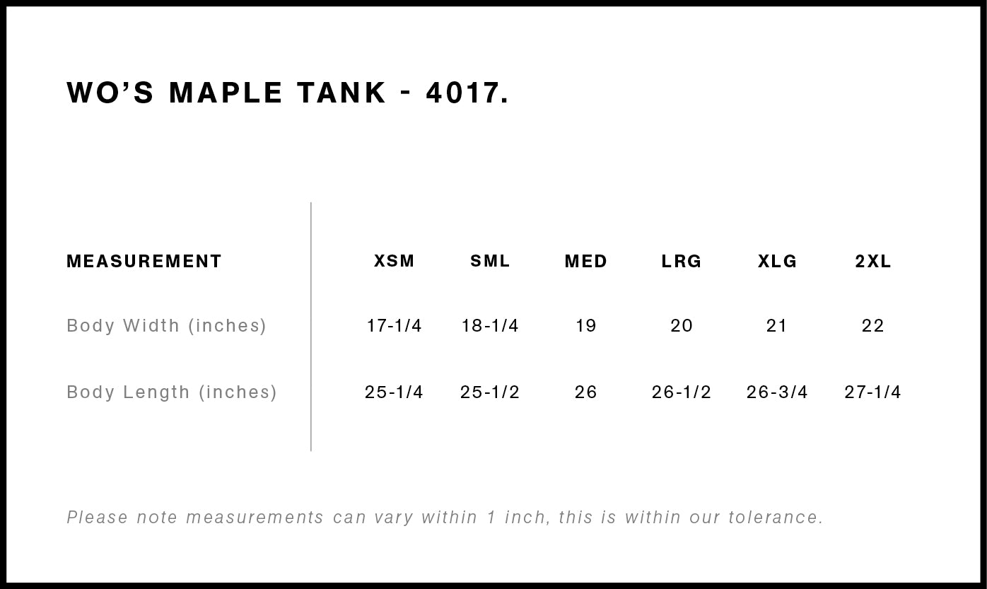 Wo's Maple Tank | 4017  grouped