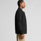 Left View of  Felt Bomber Jacket | 5512  grouped