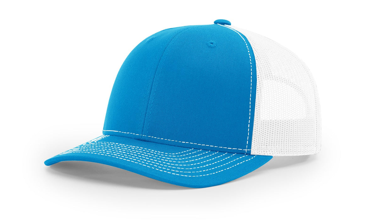 Cyan/White Trucker