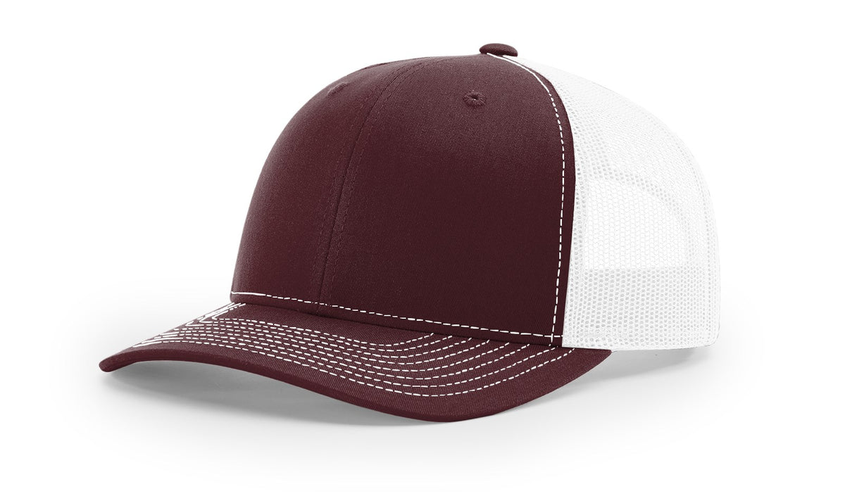 Maroon/White Trucker