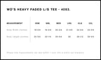 Wo's Heavy Faded L/S Tee | 4083  grouped