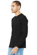 Black BELLA+CANVAS Unisex Jersey Long Sleeve Tee. BC3501