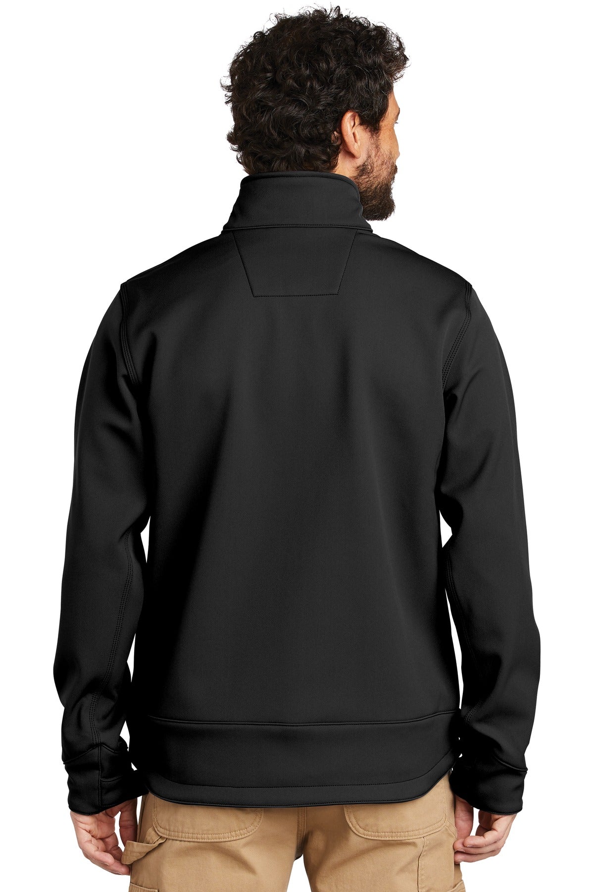 Black Carhartt Crowley Soft Shell Jacket. CT102199