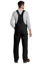 Black Carhartt Duck Unlined Bib Overalls. CT102776