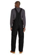 Black Carhartt Firm Duck Insulated Bib Overalls CT106672